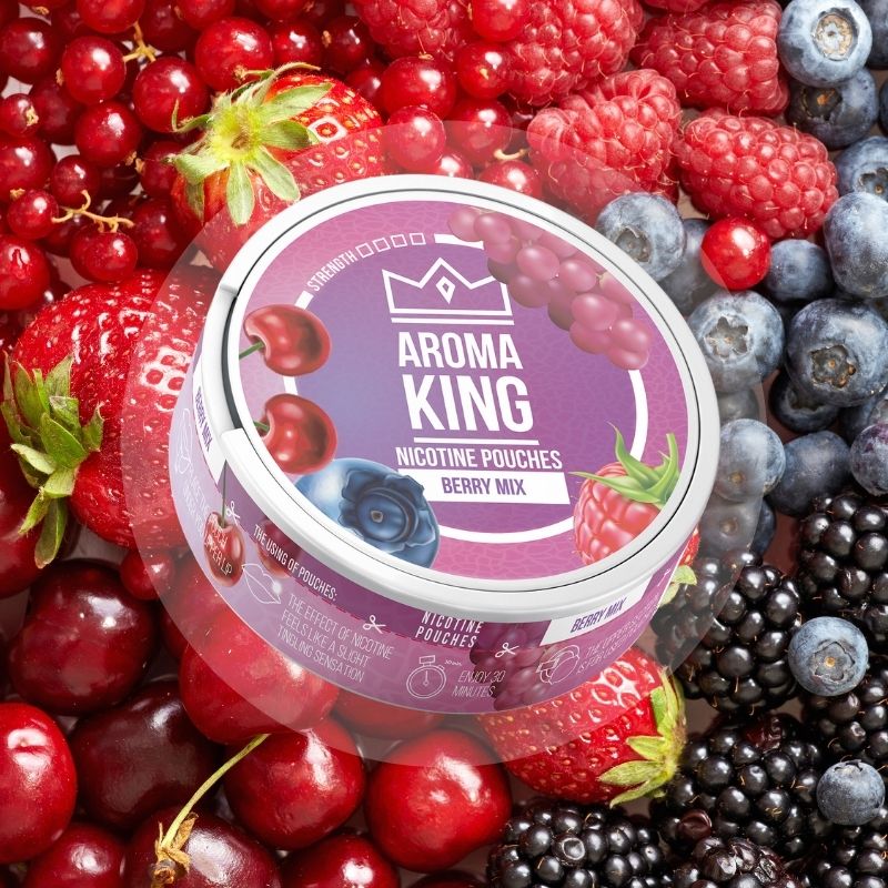 Nikotiininuuska Aroma King berry mix